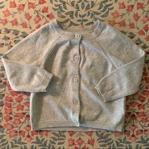 Grey baby sweater